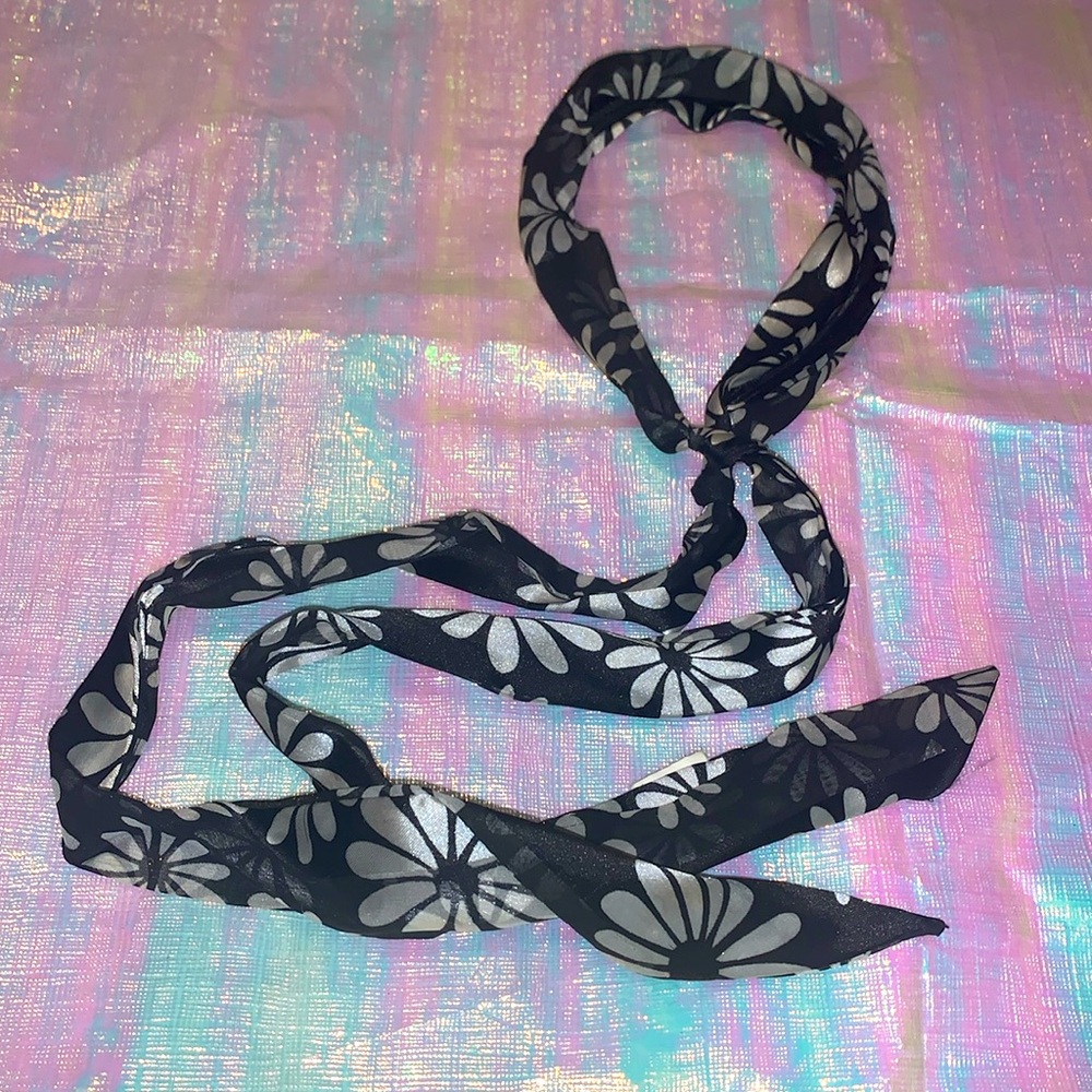 Halloween $5 Pier 1 Imports Black/White Tie Headband